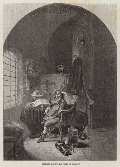 ゲルハルト・ダウの自画像 作： John Wykeham Archer